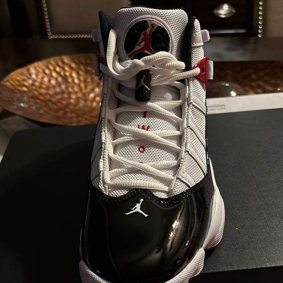 NWT- Jordan 6 Rings White/Black-Varsity Red Sneakers. Never worn!!! - Picture 7 of 16